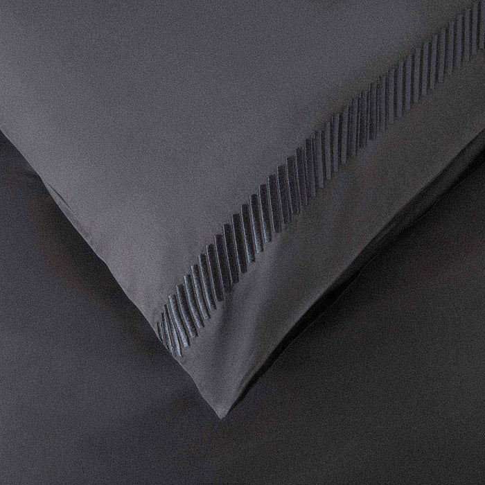 Annette Duvet Cover 230x220 cm Anthracite