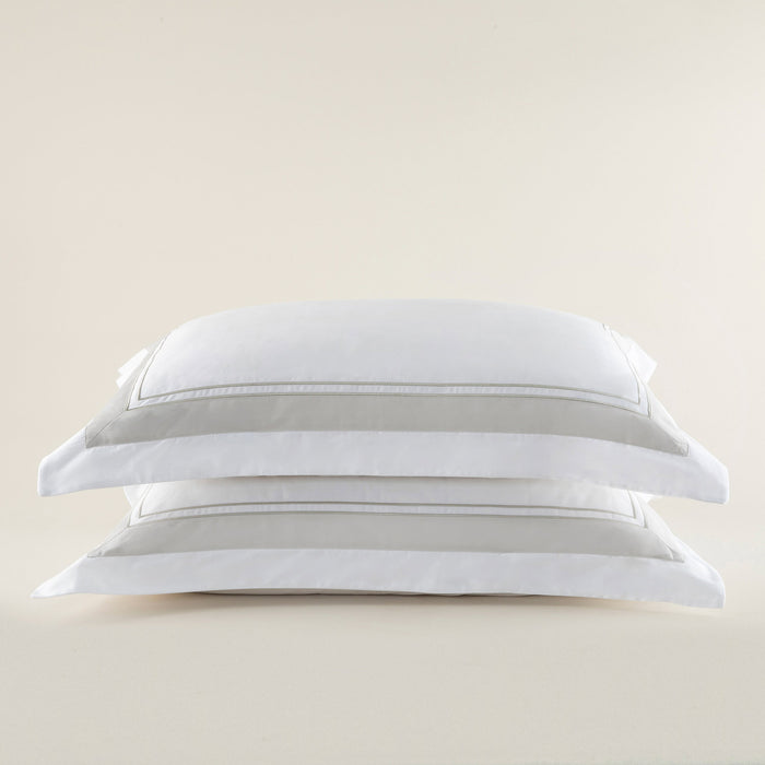 Adda Pillowcase White/Cool Grey