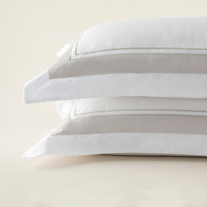 Adda Pillowcase White/Cool Grey