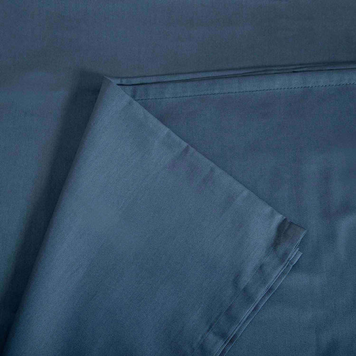 Luxury Flat Sheets 240x260 cm Blue