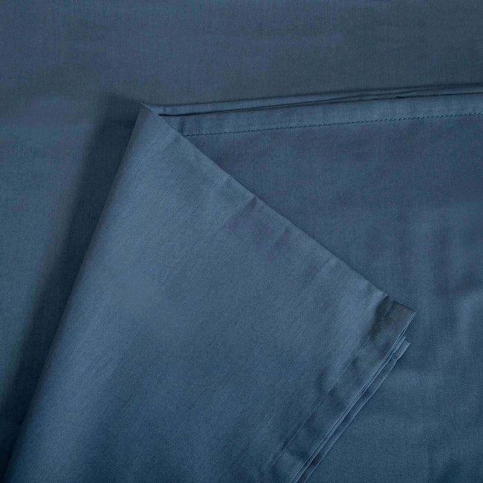 Luxury Flat Sheets 280x290 cm Blue