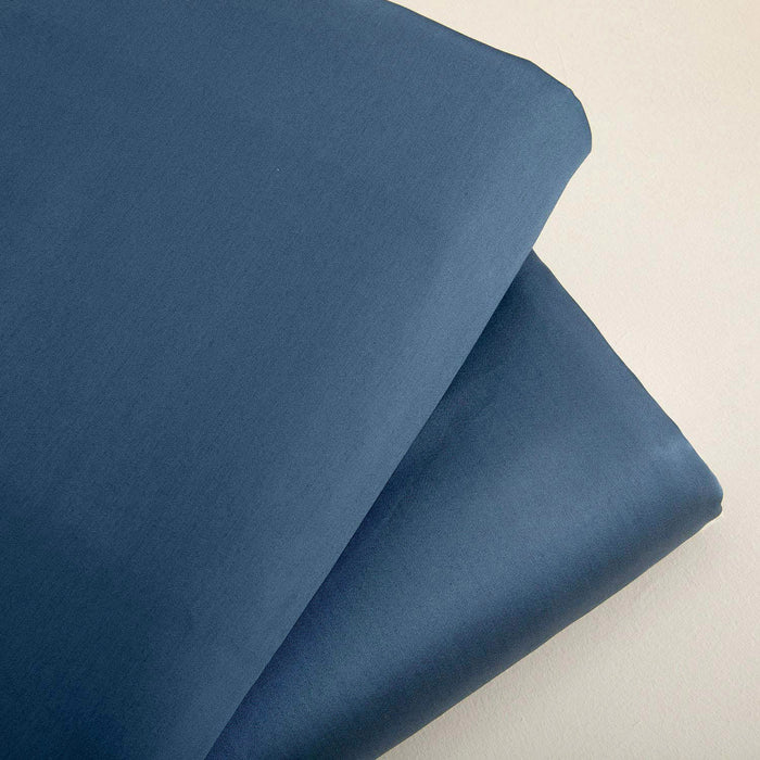 Luxury Flat Sheets 280x290 cm Blue