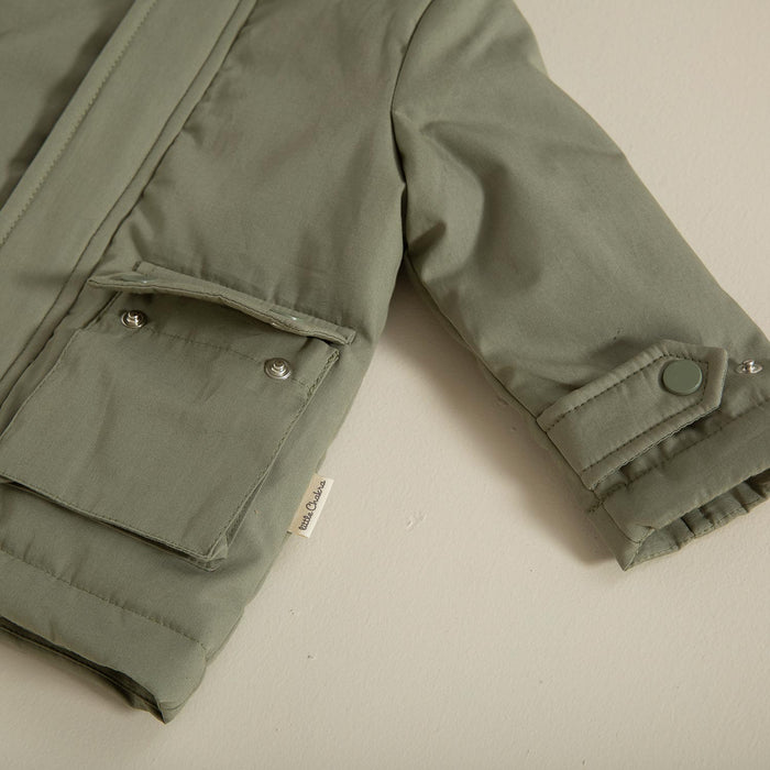 Kaktus Hoodie Coat Khaki