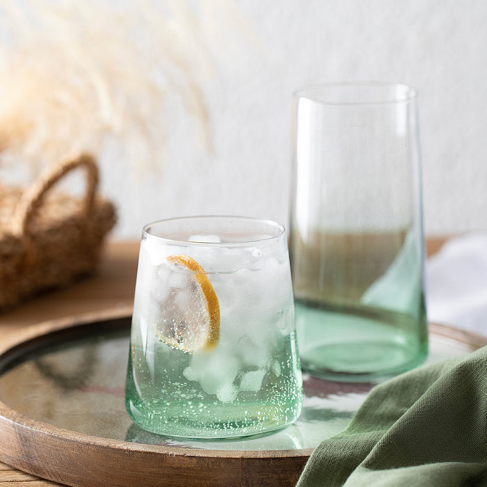 Cool Water Glass 380 ml Green