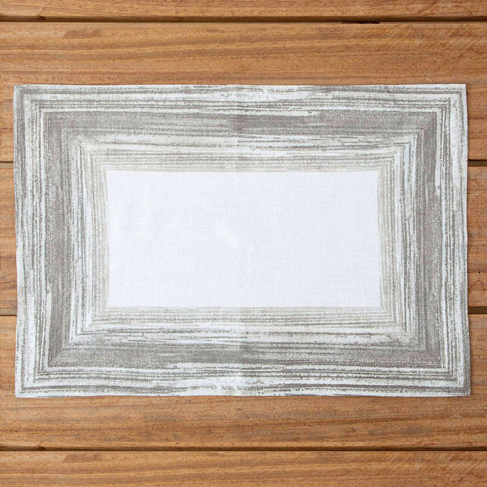 Baglıore Place Mat 35x50 cm White-Silver