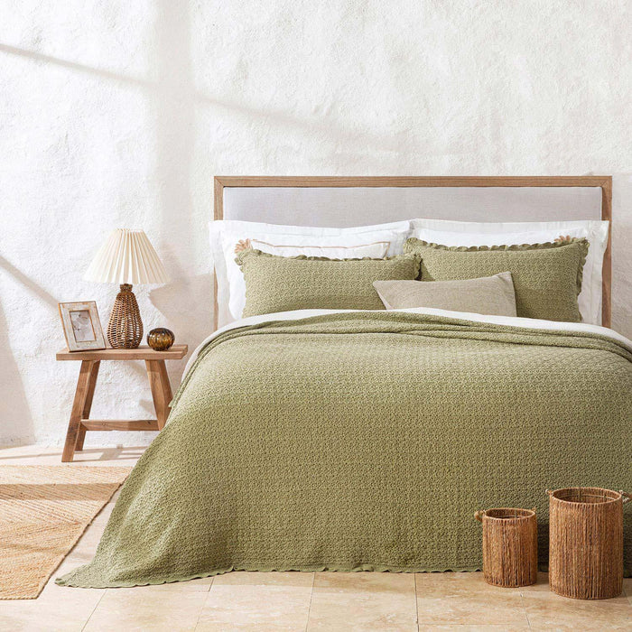 Calista Bedcover Set 280x250 cm Khaki