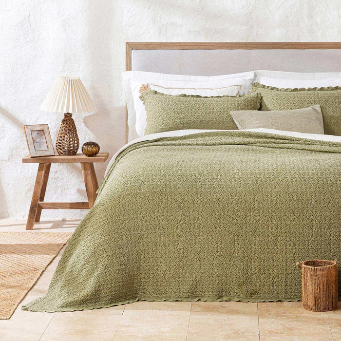 Calista Bedcover Set 280x250 cm Khaki