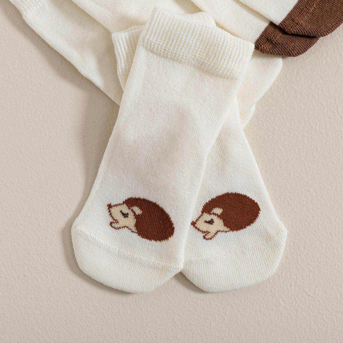 Hug Me 3 Pcs Socks Ecru