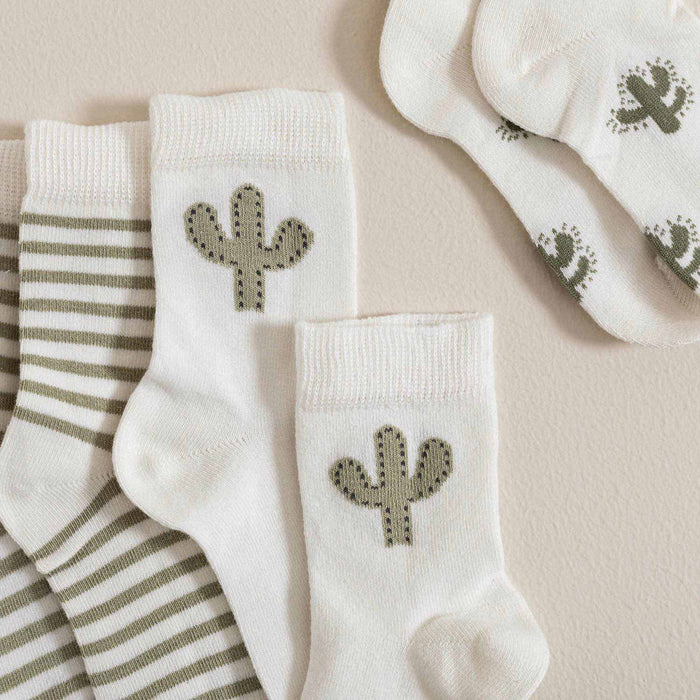 Kaktüs 3 Pcs Socks Ecru