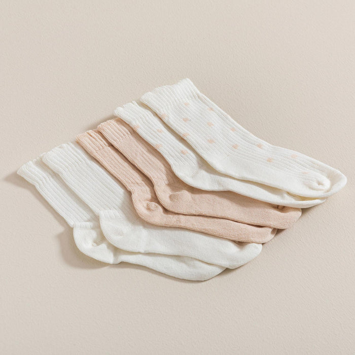 Party 3 Pcs Ruffled Socks Ecru