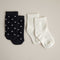 Party 2 Pcs Socks Ecru