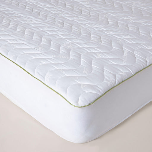 Bamboo Mattress Protector 80x140 cm Cream
