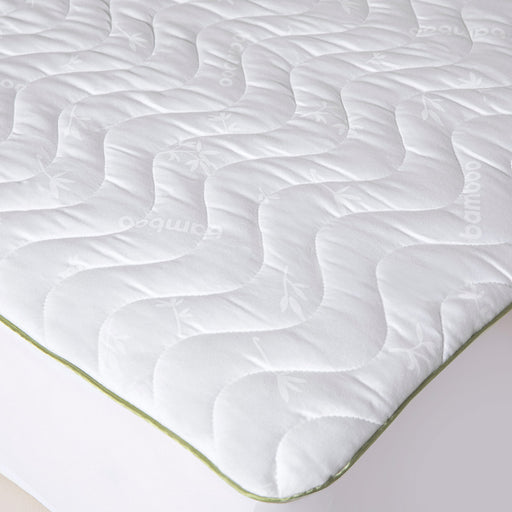 Bamboo Mattress Protector 80x140 cm Cream