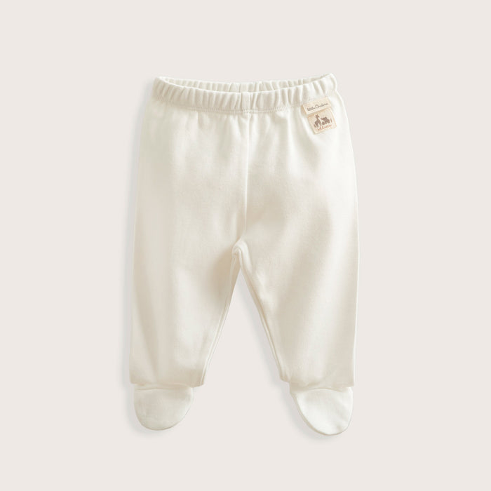 Safari Newborn Footed Pants Ecru