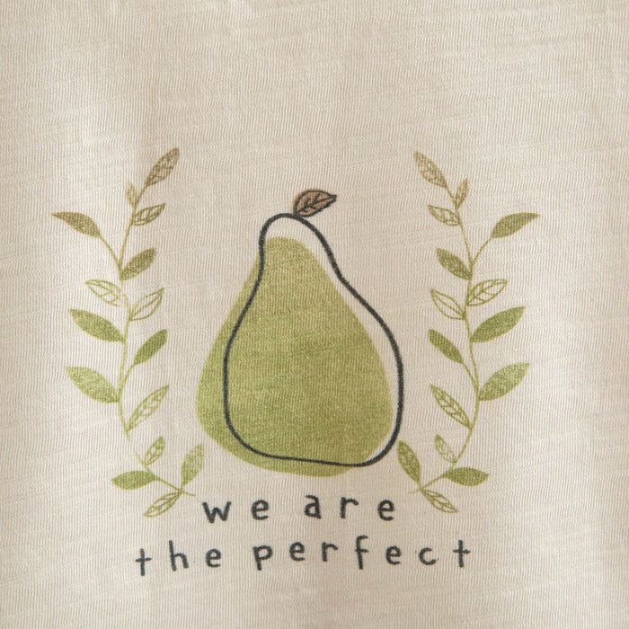 Pear Printed Tshirt Ecru