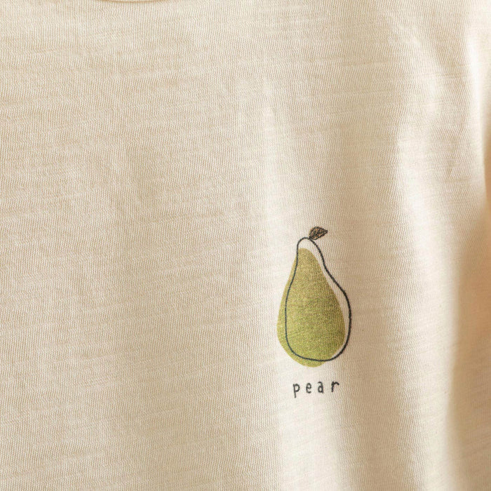 Pear Long Sleeve Tshirt Ecru