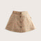 Pear Printed Skirt Brown