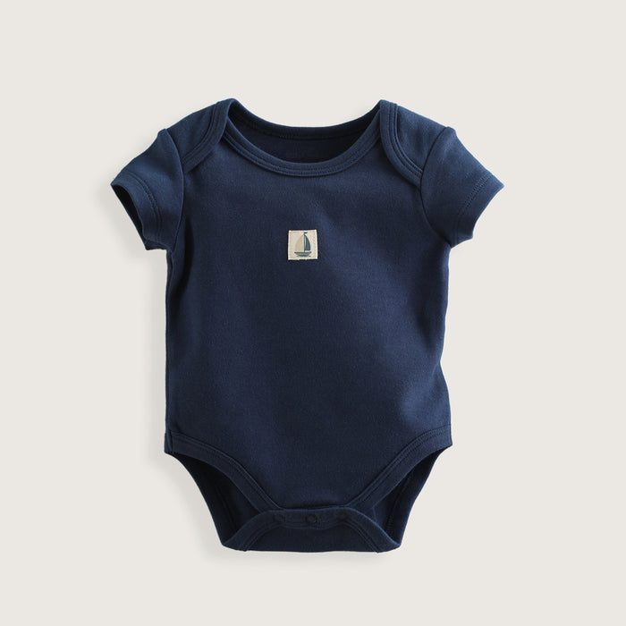 Marine Newborn Short Sleeve Body Navy Blue