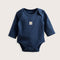 Marine Newborn Long Sleeve Body Navy Blue