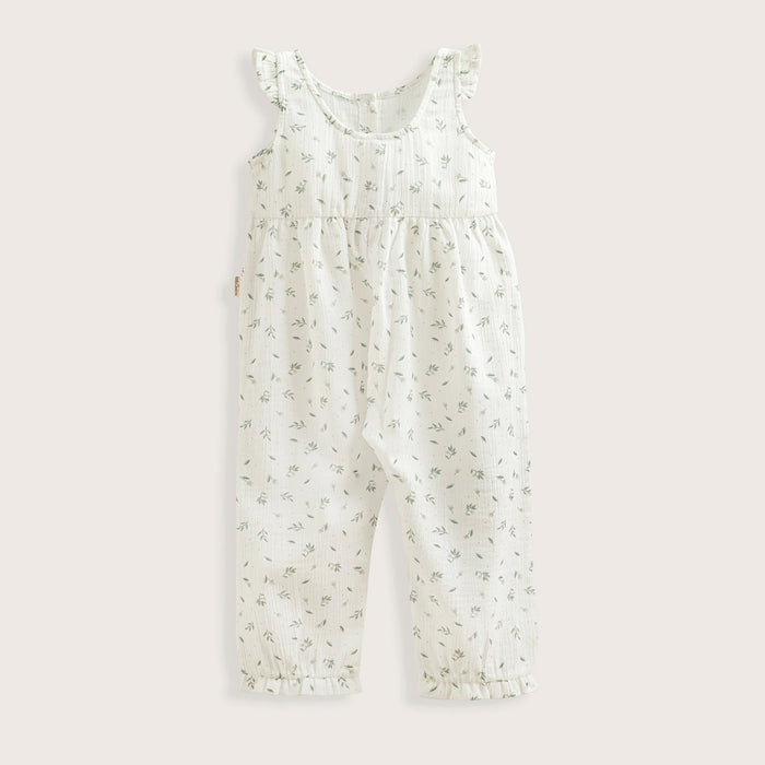 Floral Jumpsuit Ecru