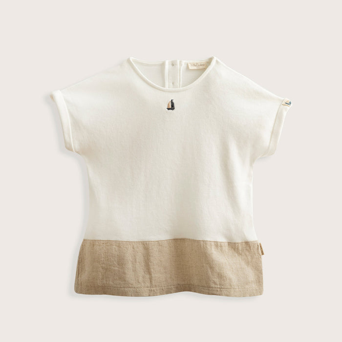 Marine Tshirt Ecru-Beige