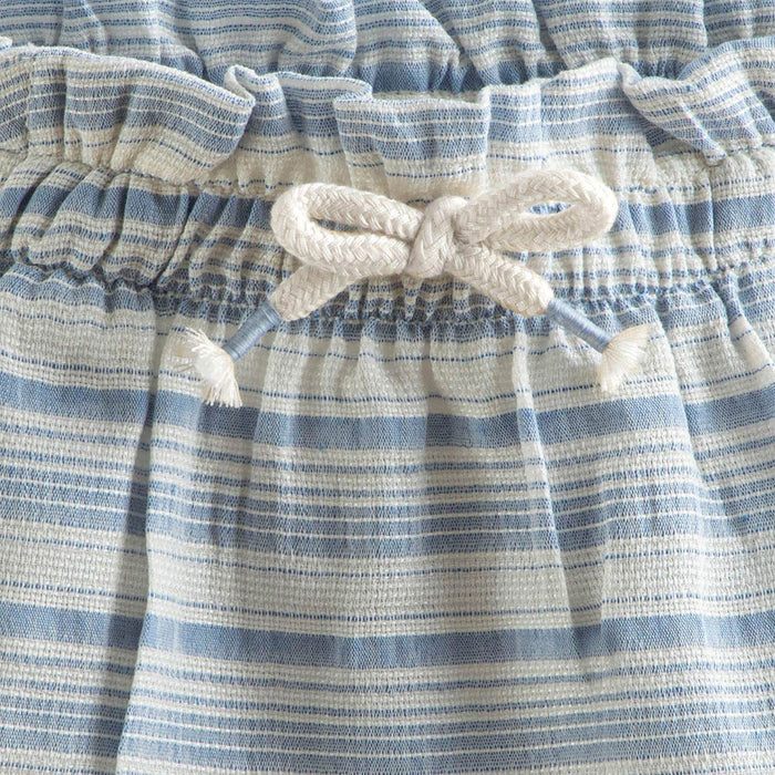 Marine Ringel Skirt Blue