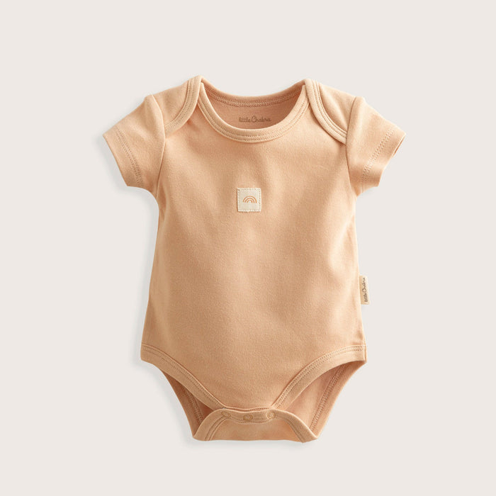 Rainbow Newborn Short Sleeve Body Salmon