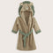 Safari Bathrobe With Hoodie Mint