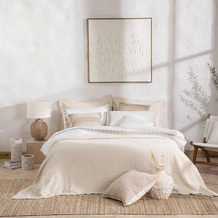 Fabrizia Bedcover Set 240x250 cm Natural