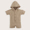 Marine Hoodie Jumpsuit Beige