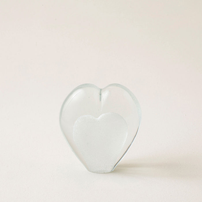 Hearto Paperweight S Transparent