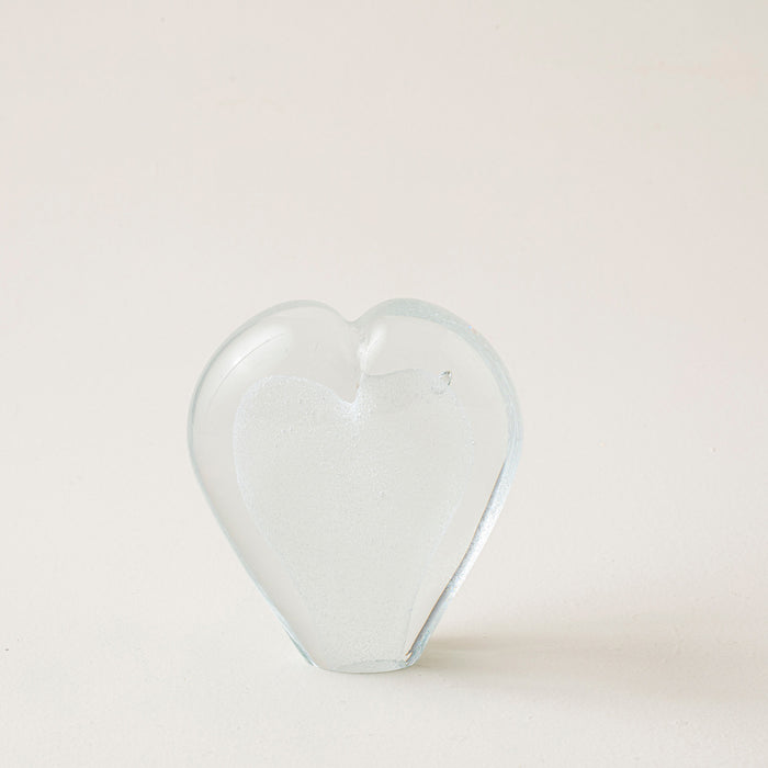 Hearto Paperweight L Transparent