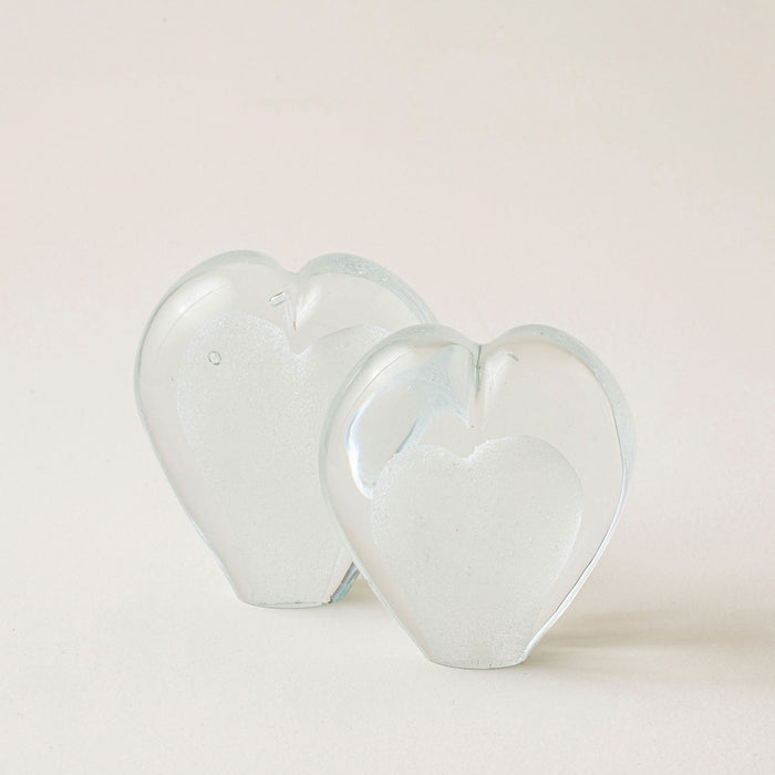 Hearto Paperweight L Transparent