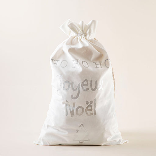 Mari New Year Decorative Bag L WHITE/SILVER