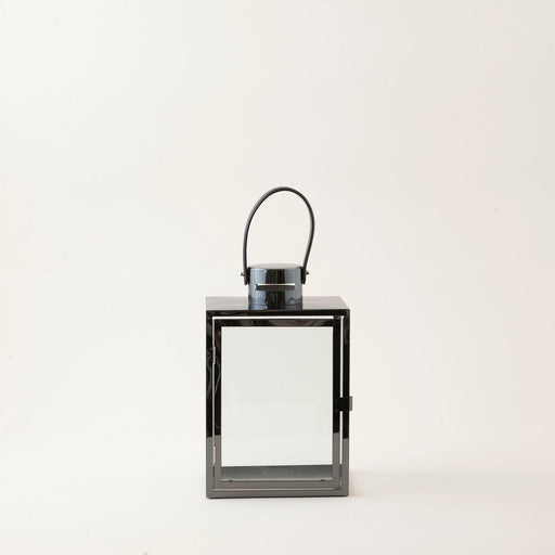 Larit Lantern M Silver-Antracite