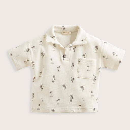 Tropic Polo Collar Tshirt Ecru