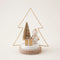 Cambo Snowman Decorative Objet WHITE/GOLD