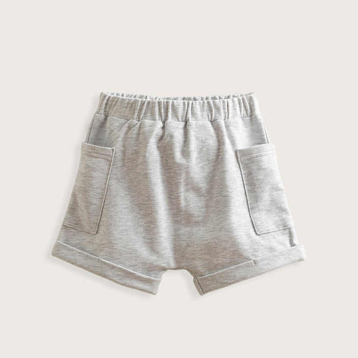 Tropic Shorts With Pockets Grey Melange