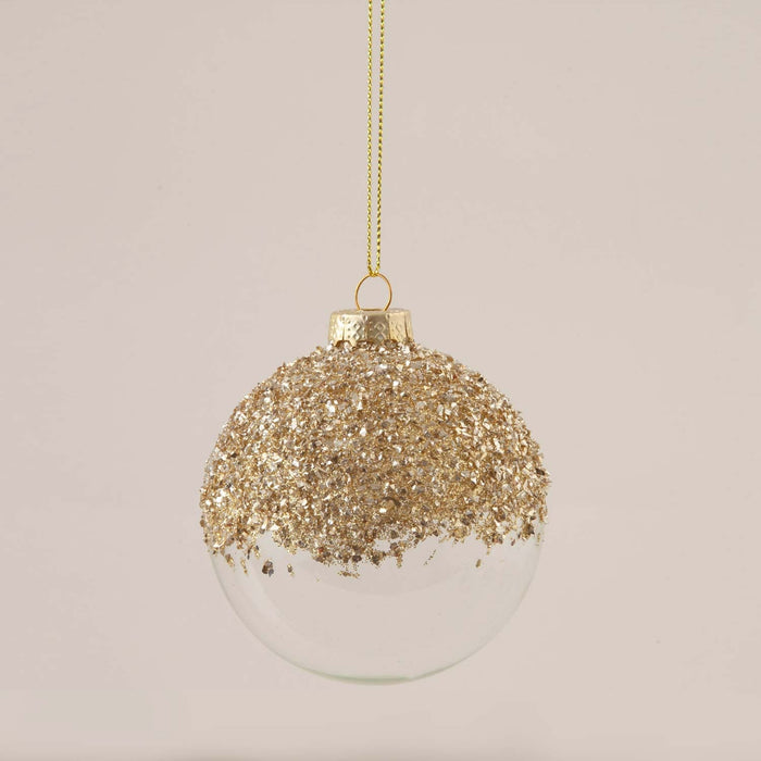 Buba Xmas Ball S TRANSPARENT/GOLD