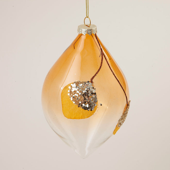 Leko Xmas Ball Set of 4 TRANSPARENT/GOLD