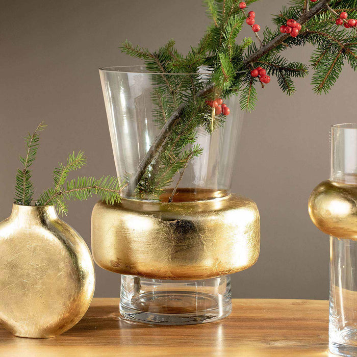 Pyril Vase TRANSPARENT/GOLD