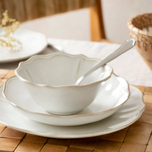 Elegant Dinner Plate 28 cm Light Brown