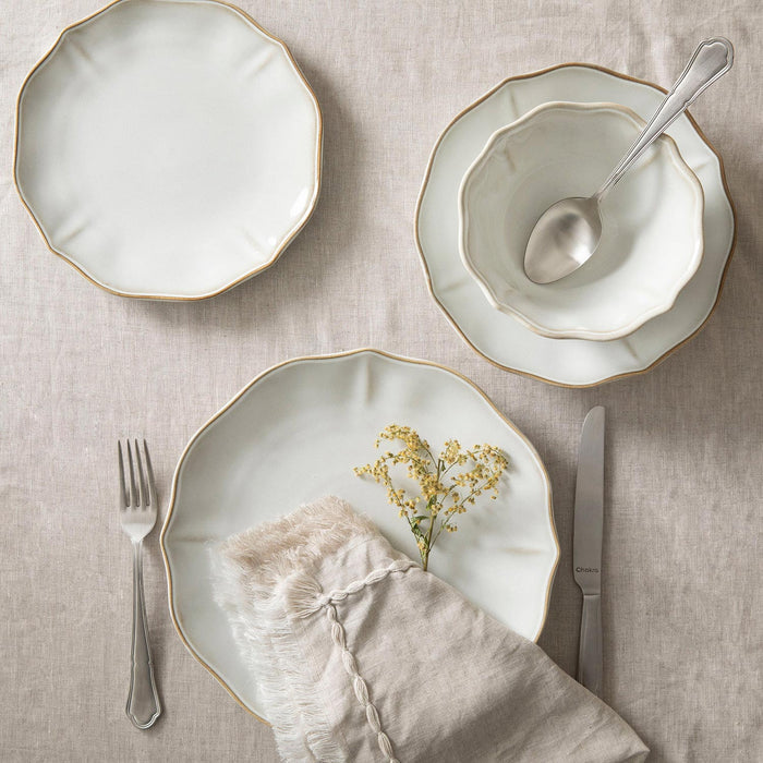 Elegant Dinner Plate 28 cm Light Brown