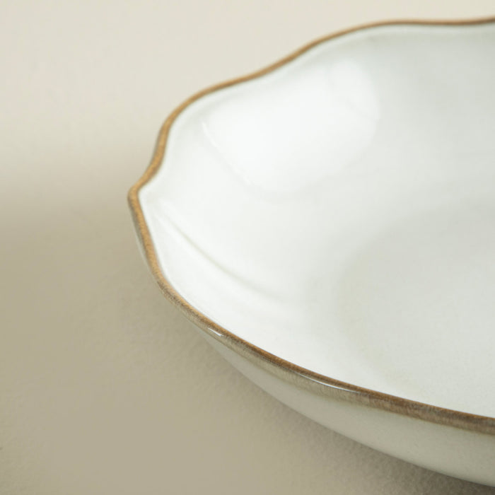 Elegant Dinner Plate 28 cm Light Brown