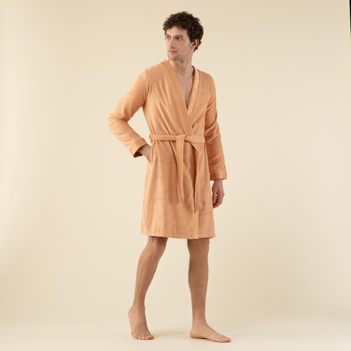 Floss Unisex Bathrobe Mango