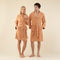 Solid Unisex Bathrobe Mango