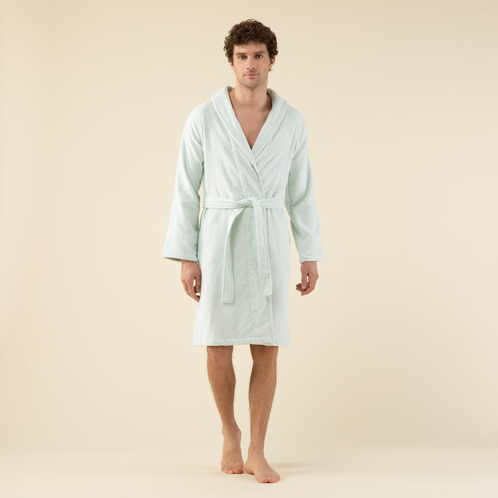 Solid Unisex Bathrobe LAGOON