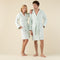 Solid Unisex Bathrobe LAGOON