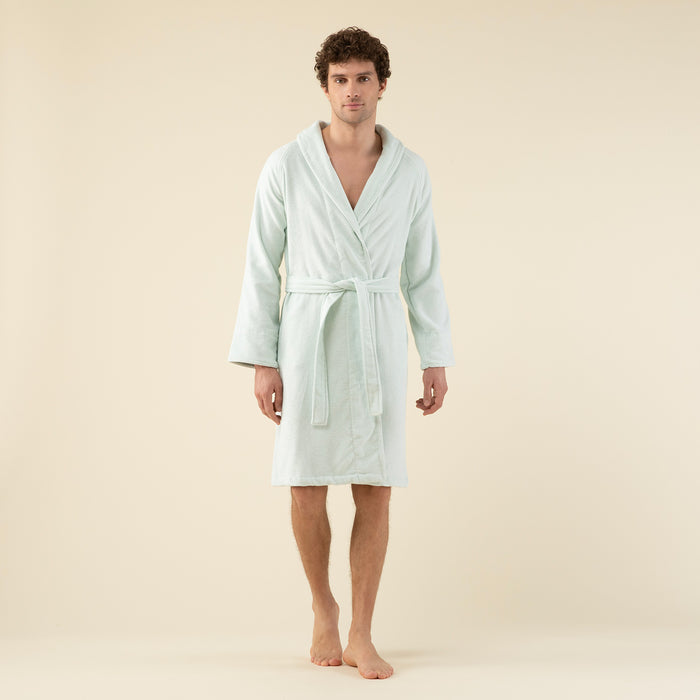 Solid Unisex Bathrobe LAGOON