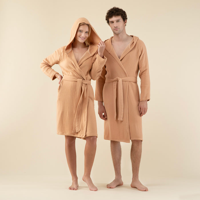 Armin Unisex Bathrobe Mango